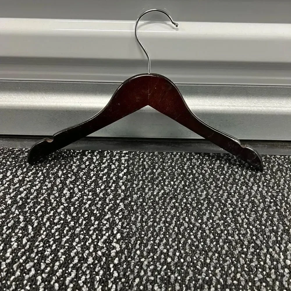 Cherry Wood Kids Hangers Cherry Wood, Baby/Toddler Hangers NB-4T, Set of 10